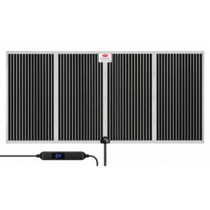 HEATEK Infrarood Verwarmingsmat Onder Vloerkleed 100 × 50 cm | 9 Warmtestanden | Timer 1–24 uur | 40–120 W
